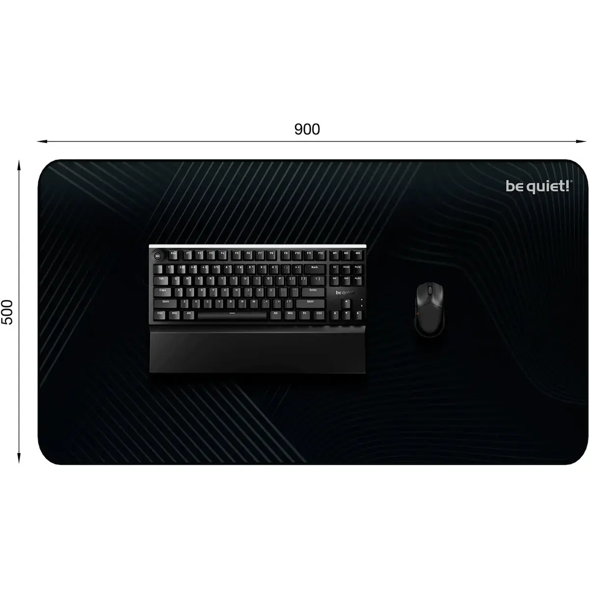 bequiet! Mousepad XL BZ010 spēļu peles paliktnis Photo 5