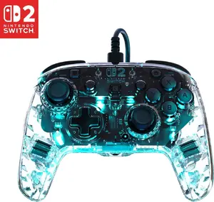 Turtle Beach Wired Game Controller Afterglow Clear for Switch 2