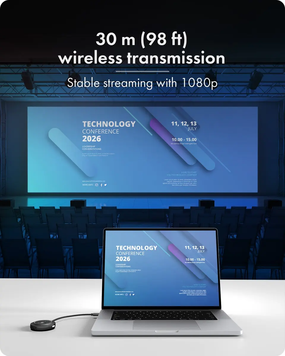 Беспроводной передатчик и приемник HDMI ICY BOX IB-WL101 Photo 4