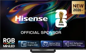 Hisense 75UR8DS 75-inch 4K Ultra HD Smart TV DLED RGB-Mini LED Wi-Fi Black