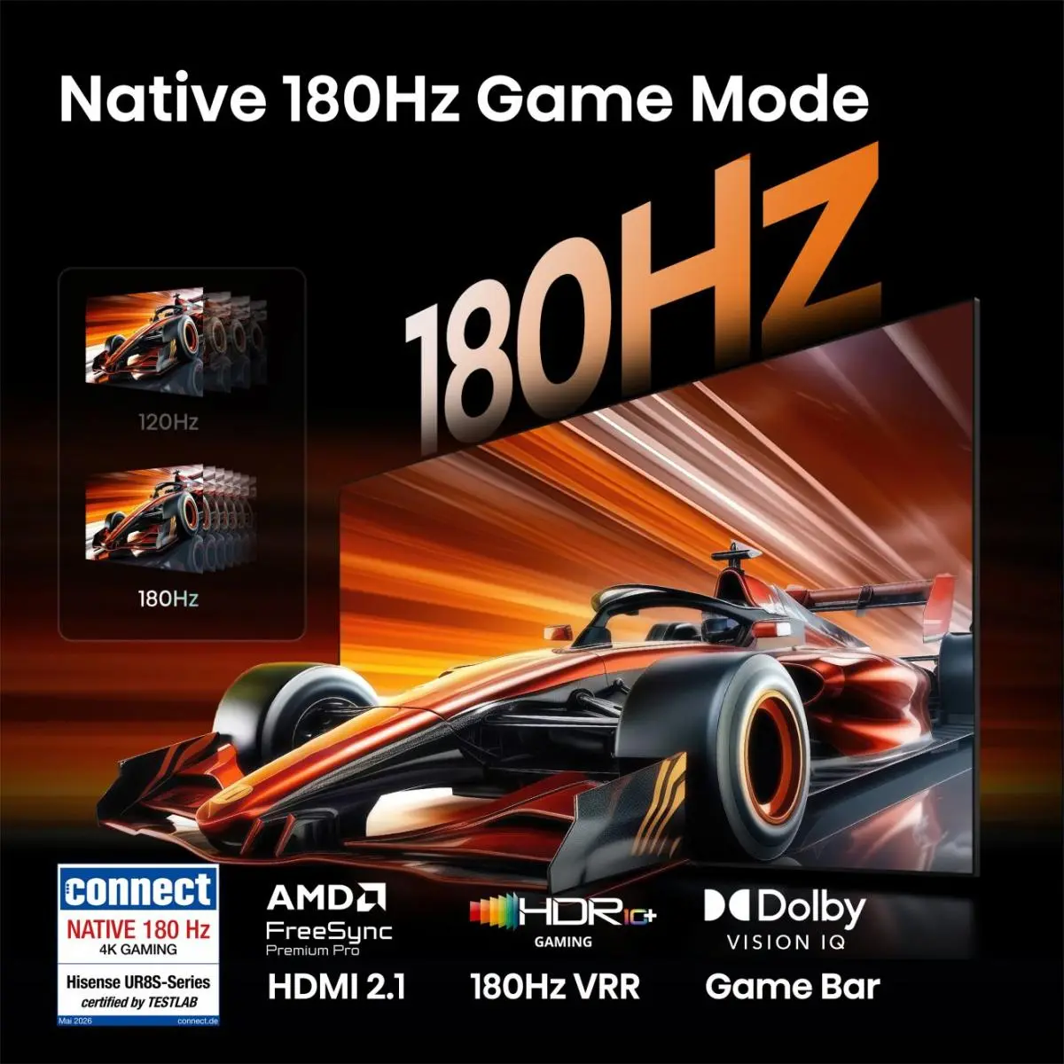 Hisense 85UR8DS Smart TV 85-inch 4K Ultra HD Photo 7