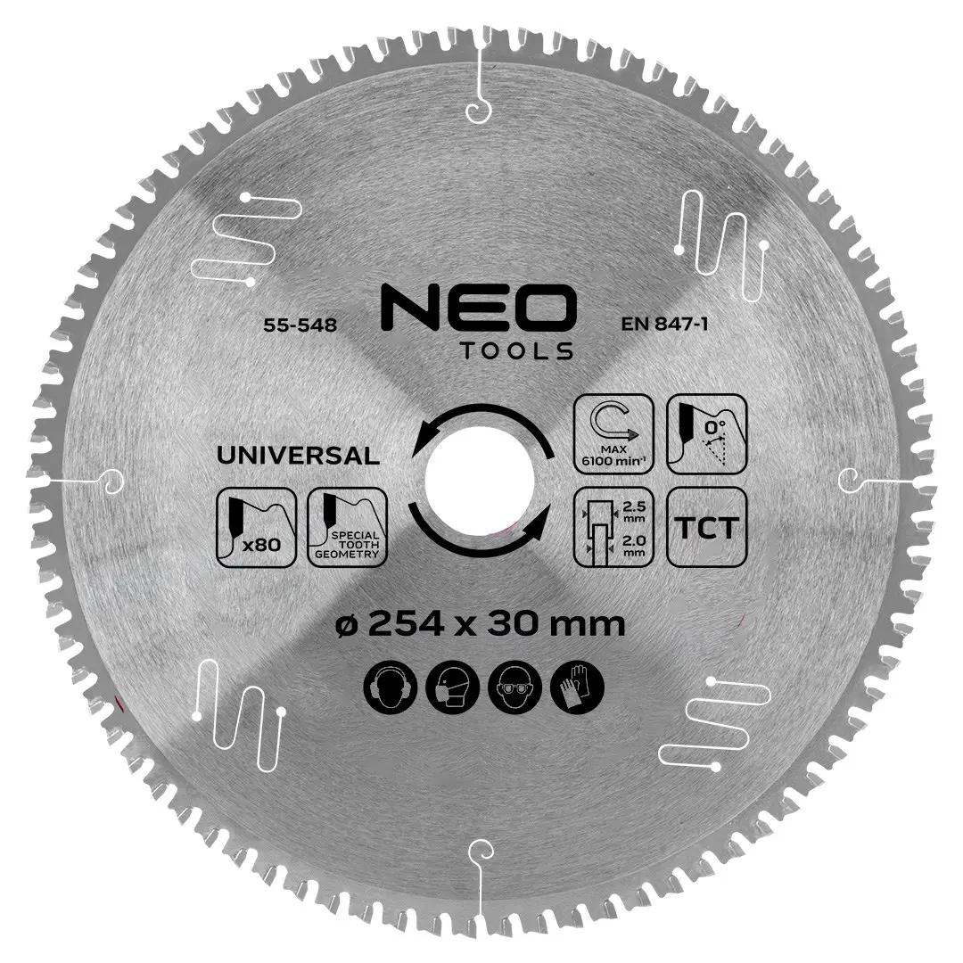 NEO tools 55-548 Cietmetāla zāģa asmens