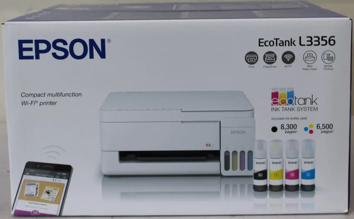 Epson EcoTank L3356 Multifunction Printer Photo 3