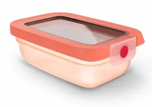 Tefal oneClick N1210810 food storage container Rectangular Box 1.2 L Orange 1 pc(s)