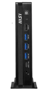 Настольный ПК MSI PRO DP10 A14MG-004EU с процессором Intel Pentium Gold G7400, 8 ГБ DDR5 ОЗУ, 128 ГБ SSD и Windows 11 Pro, черный