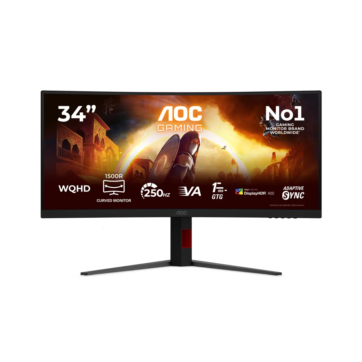 Ieliekts datora monitors AOC G4 CU34G4ZCA