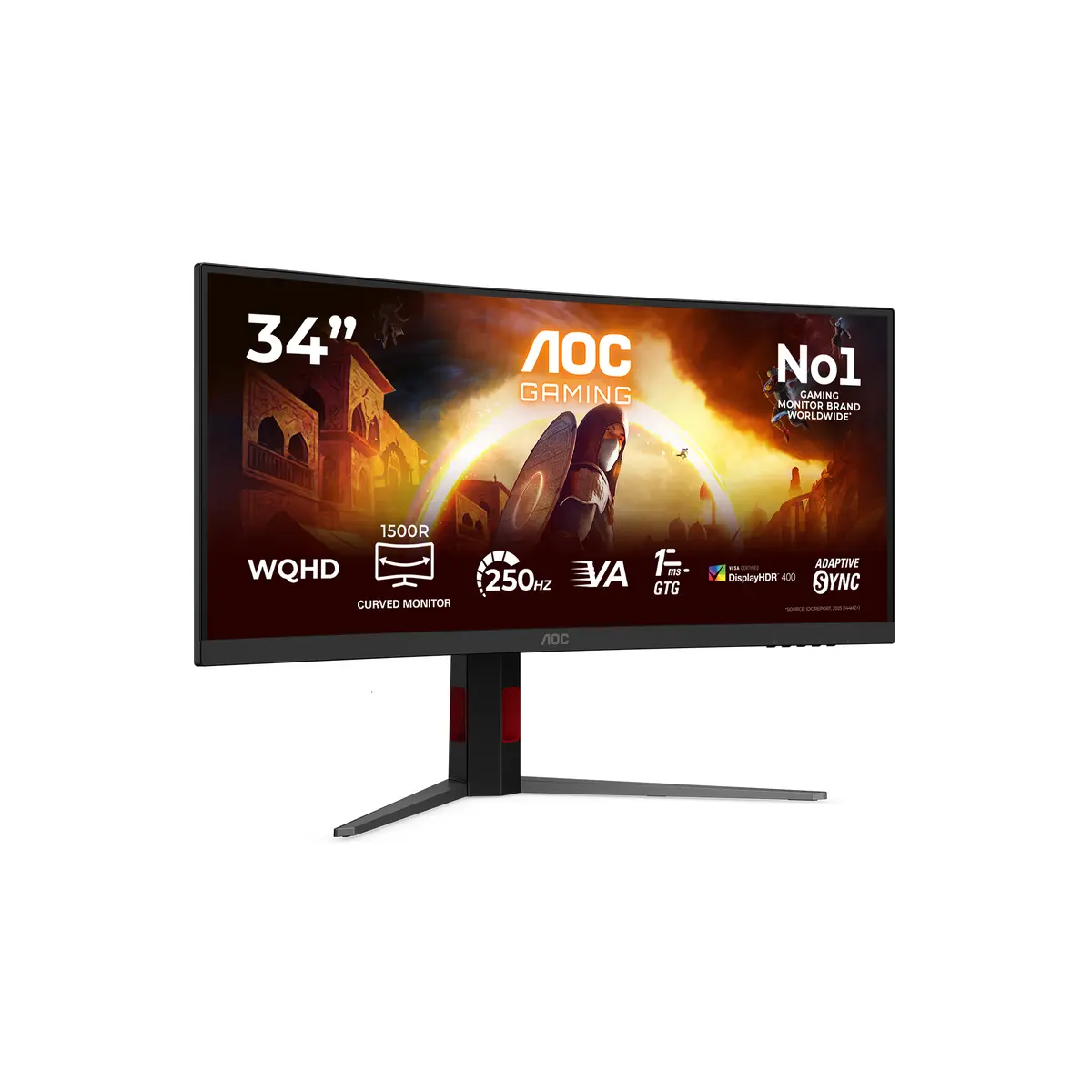AOC G4 CU34G4ZCA Spēļu monitors 34" Photo 2