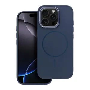 OEM Чехол для iPhone 13 MINI Frame Mag Cover совместимый с MagSafe темно-синий