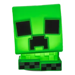 Силиконовый аккумуляторный ночник Paladone Minecraft Creeper SquishyGlo LED