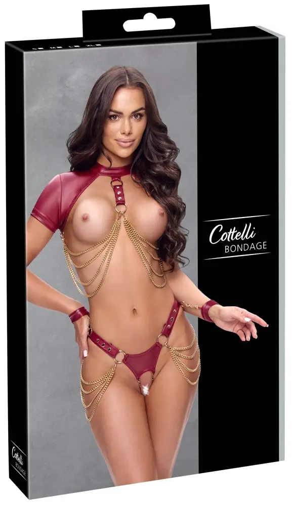 Cottelli Collection Tops un Stringi Bondage