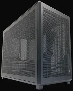 LC-Power Micro ATX Gaming Computer Case 718MB Cuboid Black