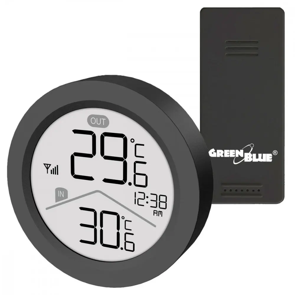 Bezstrāvas meteostacija GreenBlue GB162 B, 5902211145868