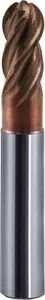 FANAR Solid Carbide Corner Radius End Mill MASTERMILL B440N 4.0 mm Diameter R2.0 4 Flutes