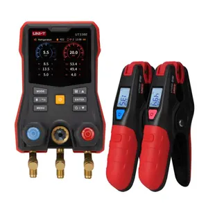 Digital Manifold Gauge Unit UT336E KIT with Wireless Temperature Clamps -1.00 to +60.00 bar