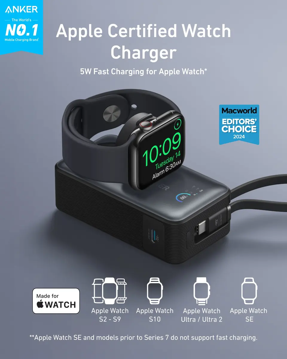 Anker MagGo A1657011 10000 mAh Wireless Power Bank Photo 2