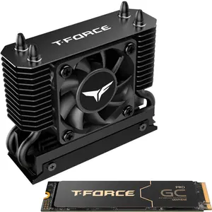 Team Group T-Force GC PRO 4 TB Cietvielu diskdzinis M.2 2280 PCIe 5.0 x4 ar T-FORCE DARK AirFlow dzesētāju