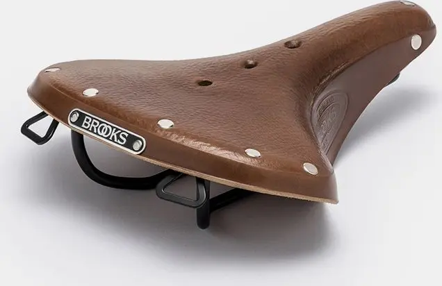 Ādas velosipēda sēdeklis Brooks B68 medus