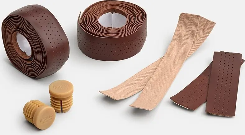Stūres lente Brooks Leather Bar Tape