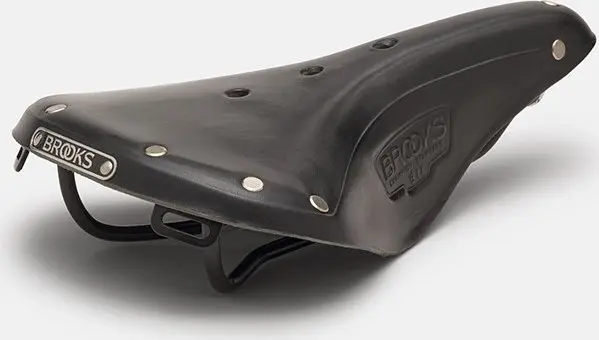 Velosipēda sēdeklis Brooks B17, melna āda