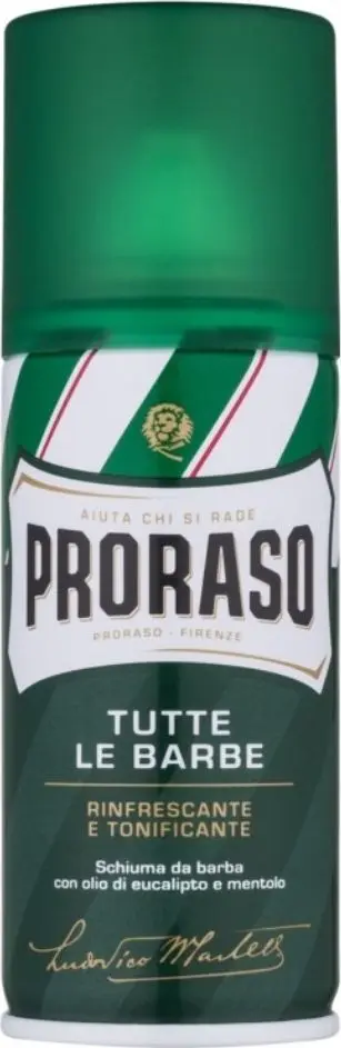 Proraso aizsargājošas skūšanās putas vīriešiem ar