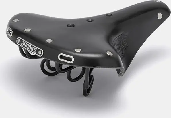Brooks B72 ādas velosipēda segli, melni