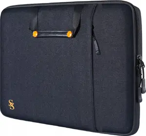 Aizsargājoša klēpjdatora soma Uniq Seine Scene Nantes 13/14 collu MacBook melna