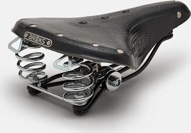 Brooks B66 Velosipēda sēdeklis melns tērauda