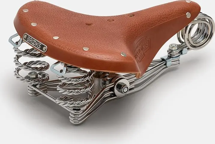 Brooks B33 ādas velosipēda segli medus
