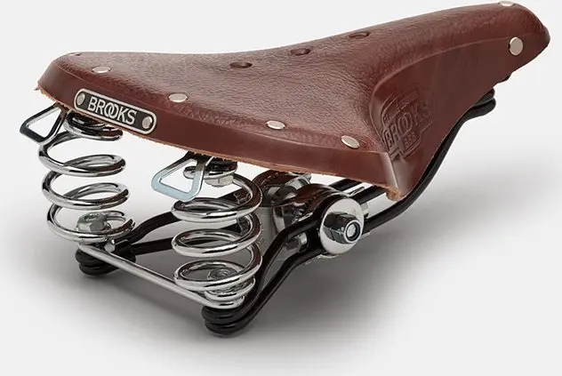 Brooks B66 ādas velosipēda sēdeklis, brūns