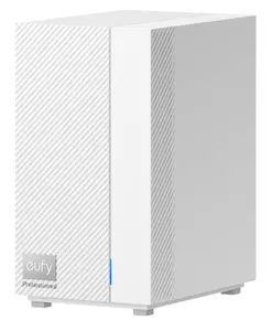 Eufy HomeBase Professional S1 White Base Station with 32000 MB eMMC, 3.5" HDD slot, Gigabit Ethernet, and 4G Support