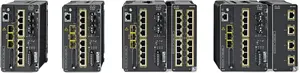 Cisco Catalyst IE3500 modularis tīkla slēdzis IE-3500-8T3X-E ar 8 Gigabit Ethernet vara portiem un 3 10G SFP slotiem