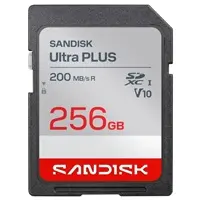 Карта памяти SanDisk Ultra PLUS SDXC 256GB UHS-I V10 U1 C10 200MB/s