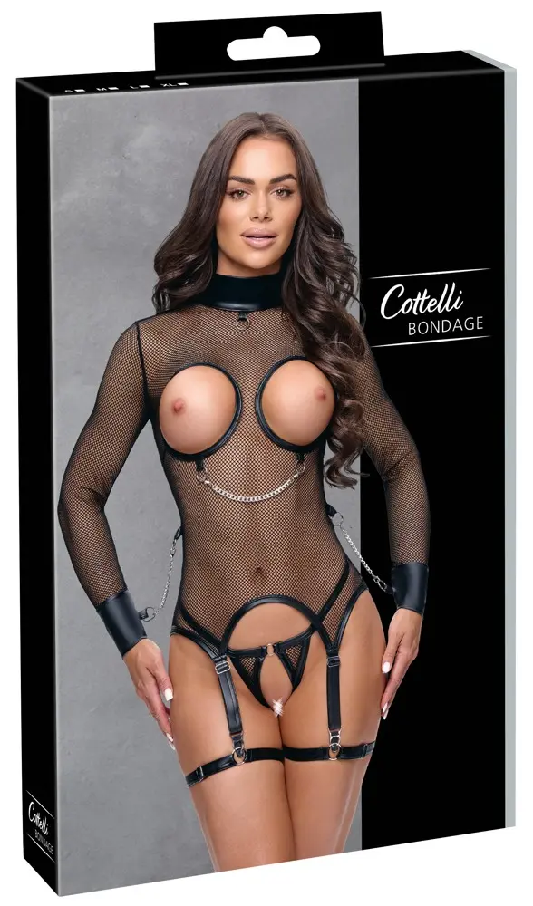 Cottelli Collection Basque Bondage S Melns