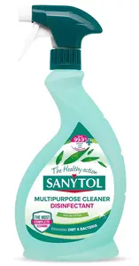 Универсальный очиститель SANYTOL 0.5л жидкое средство для дезинфекции и очистки поверхностей