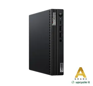 Восстановленный мини-ПК Upcycle IT Lenovo ThinkCentre M70Q Tiny Intel Core i5-10500T 2.3 ГГц 16 ГБ DDR4-SDRAM 256 ГБ SSD Windows 11 Pro Черный