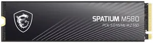 MSI Spatium M580 M.2 2280 PCIe 5.0 NVMe Solid State Drive 2TB