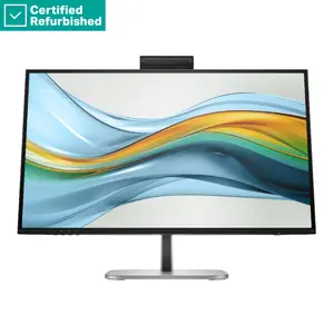 HP RENEW 527pm Series 5 Pro QHD Conferencing Monitor - 27 inch 2560x1440 IPS 100Hz 350-nit USB-C HDMI DP Speakers Webcam RJ-45