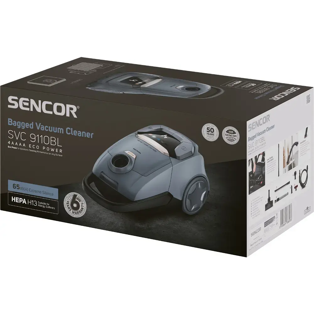 Maisiņa putekļu sūcējs Sencor SVC9110BL Photo 18