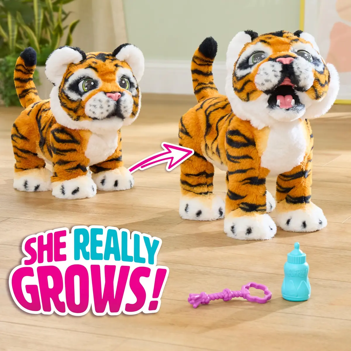 Just Play FurReal Gabby Grow & Roar Tiger Soft Toy Photo 2