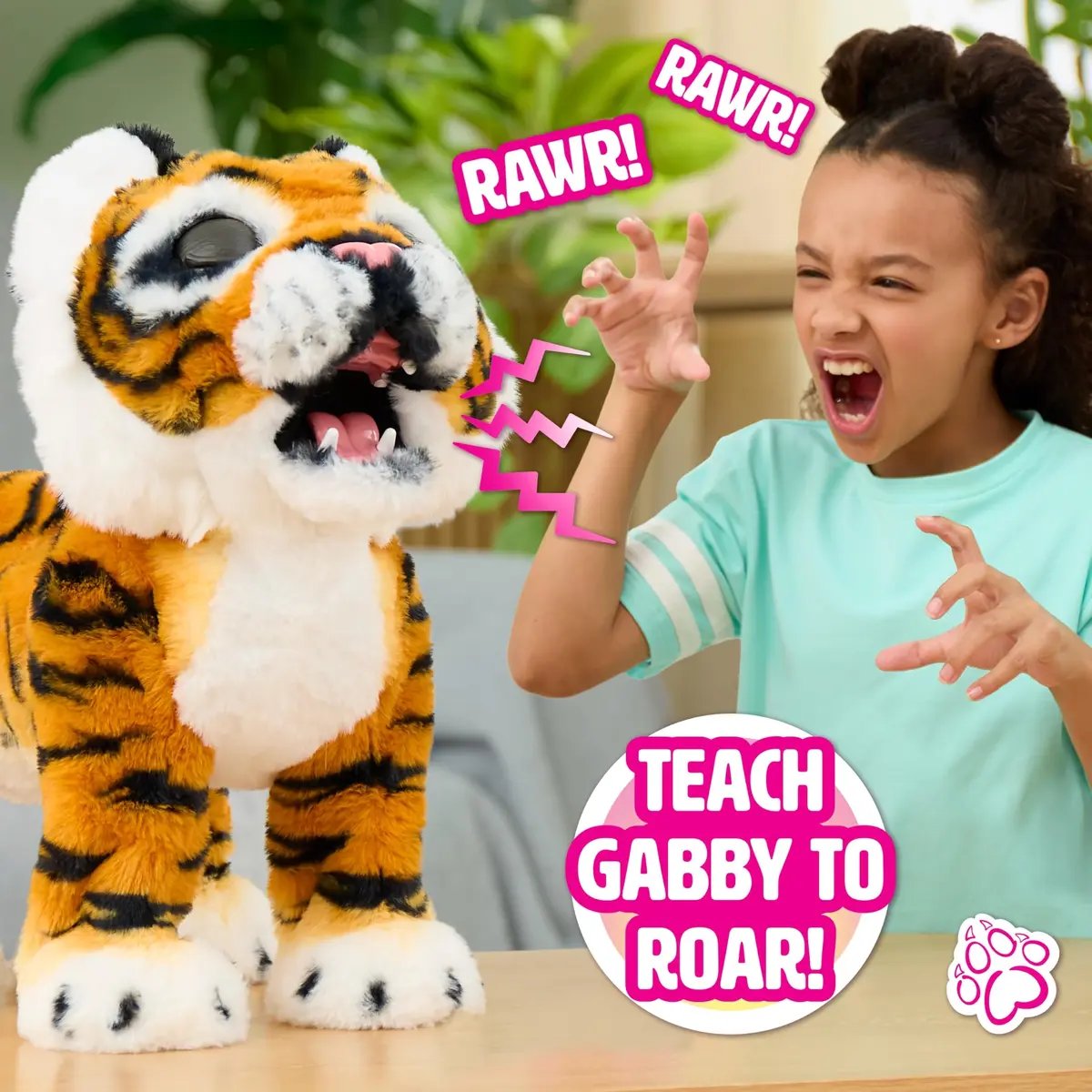 Just Play FurReal Gabby Grow & Roar Tiger Soft Toy Photo 4