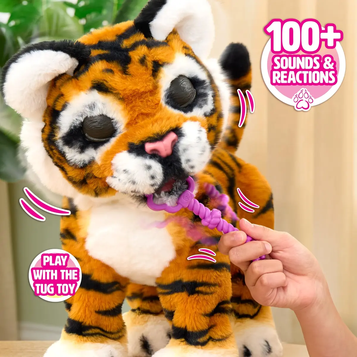 Just Play FurReal Gabby Grow & Roar Tiger Soft Toy Photo 5