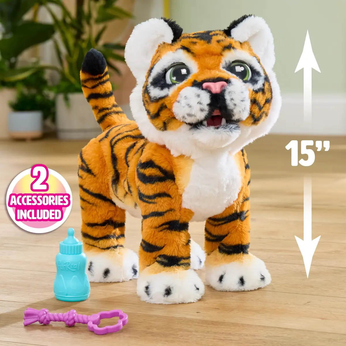Just Play FurReal Gabby Grow & Roar Tiger Soft Toy Photo 6