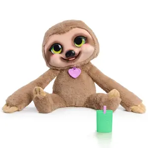 Just Play FurReal Snuggles the Smiling Sloth Interactive Soft Toy with Winking and Smiling Expressions