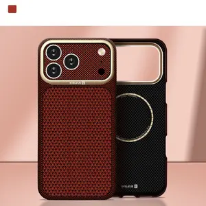 Evelatus Carbon Premium Edition MagSafe Case Burgundy for Apple iPhone 18 Pro Max