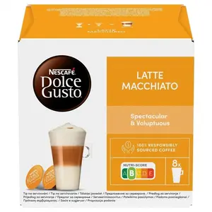 Nescafe Dolce Gusto Latte Macchiato Coffee Capsules 16 Count