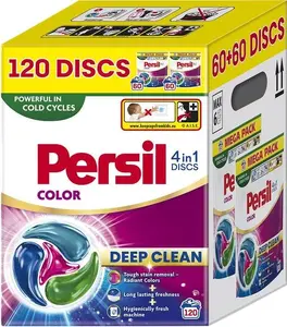 Veļas mazgāšanas kapsulas Persil Deep Clean Color 120 gab
