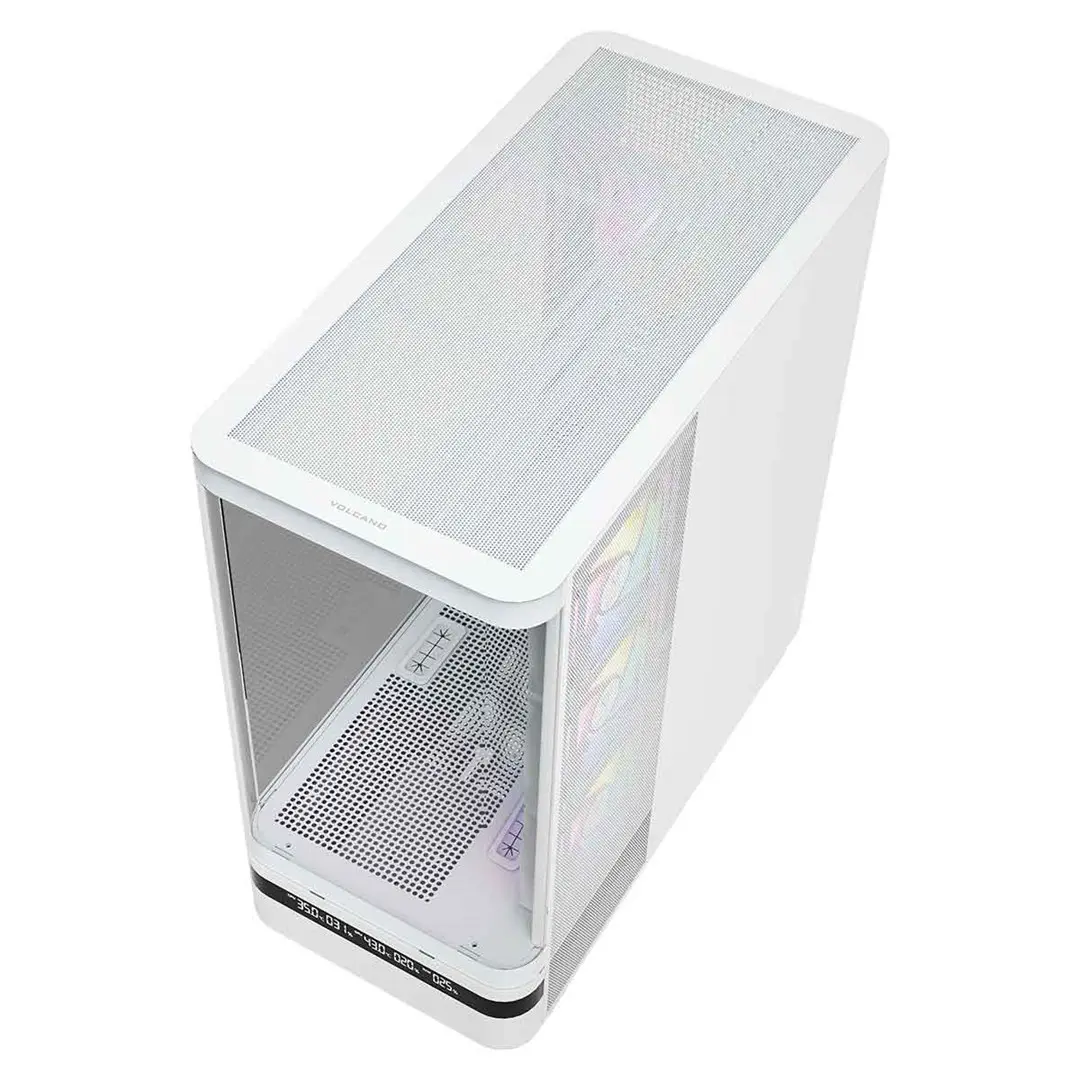 MODECOM Volcano AQ200 ARGB MIDI WHITE datora korpuss Photo 3