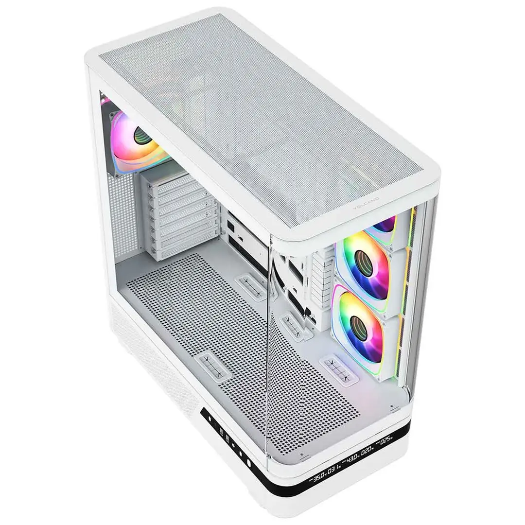 MODECOM Volcano AQ200 ARGB MIDI WHITE datora korpuss Photo 13