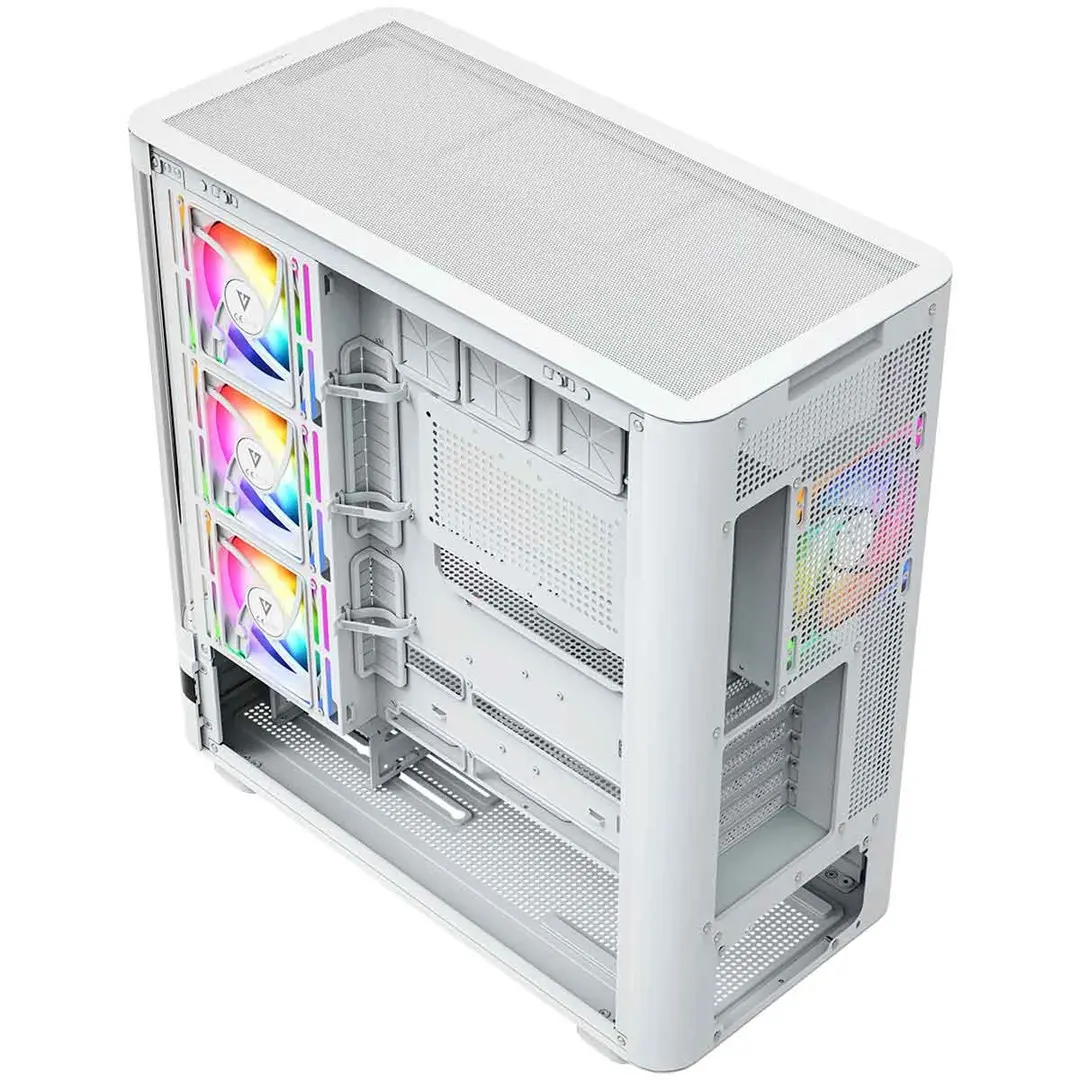 MODECOM Volcano AQ200 ARGB MIDI WHITE datora korpuss Photo 14