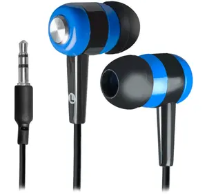 Defender Basic 616 Wired Earphones Black and Blue In-Ear Headset